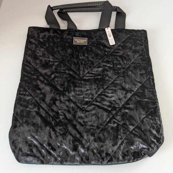 Victoria's Secret deep purple lined tote - Picture 1 of 5